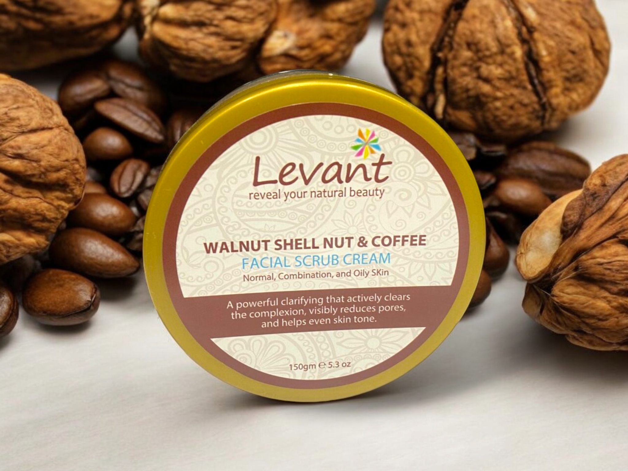 WALNUT SHELL NUT&COFFEE-FACIAL SCRUB CREAM